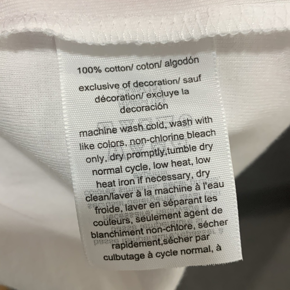 Tommy Hilfiger White Fitted Crew Neck Short Sleeve Tee Size XL - Picture 7 of 7